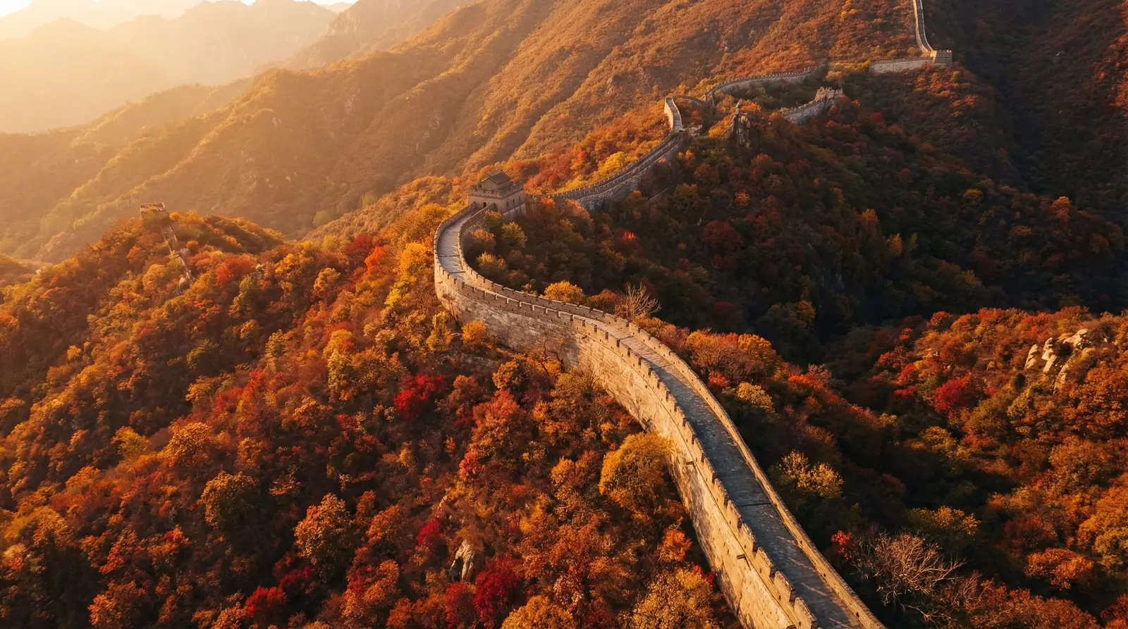 cilimao.click 秋日长城航拍全景